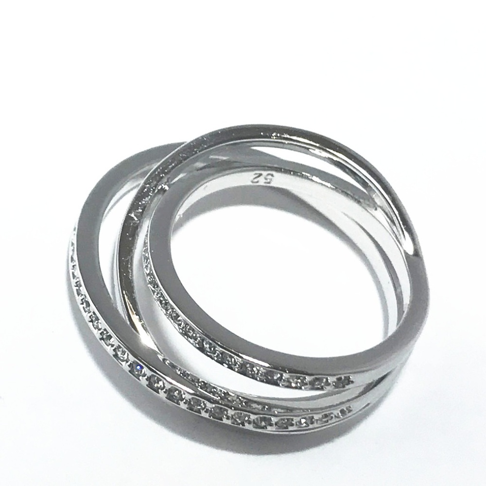 Swarovski Women's Crystal Ring ‑ Silver - size 52